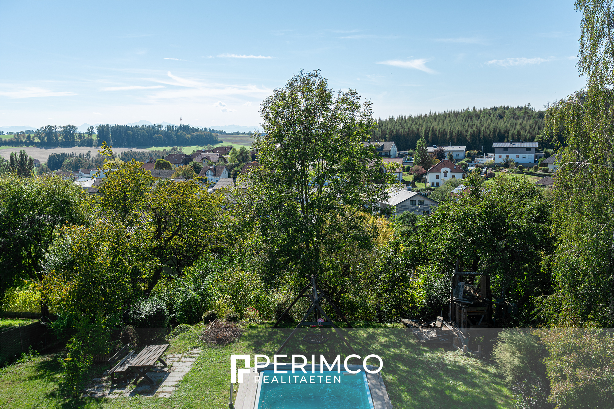 Aussicht_Obergeschoss Verkauf Sonnenweg Neuhofen an der Krems